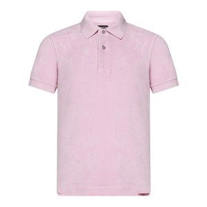 Tom Ford Pink Soft Cotton Blend Polo Shirt - NWT